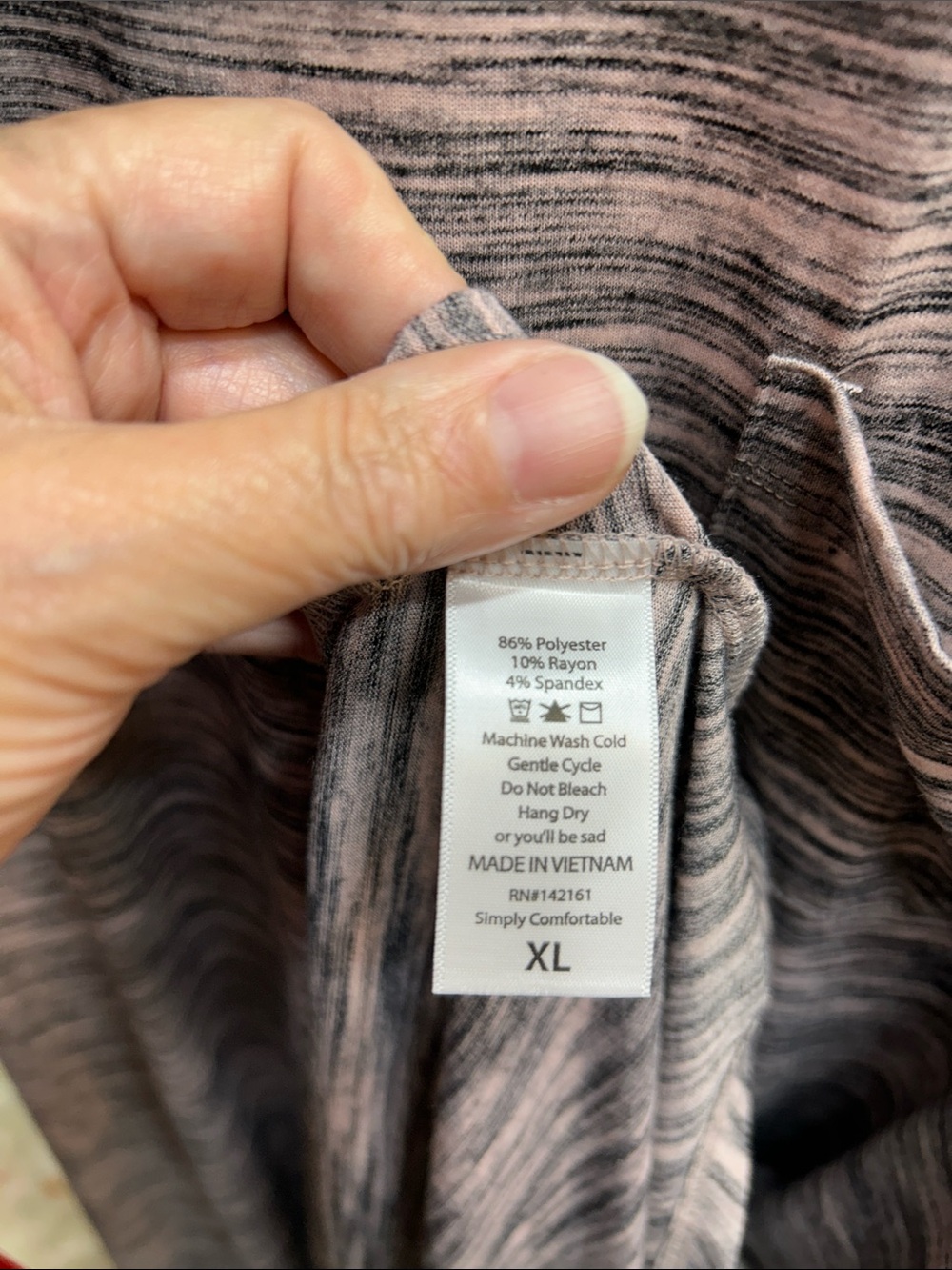 LuLaRoe Heathered Gray Maxi Dress with Pocket Size XL - Picture 4 of 4